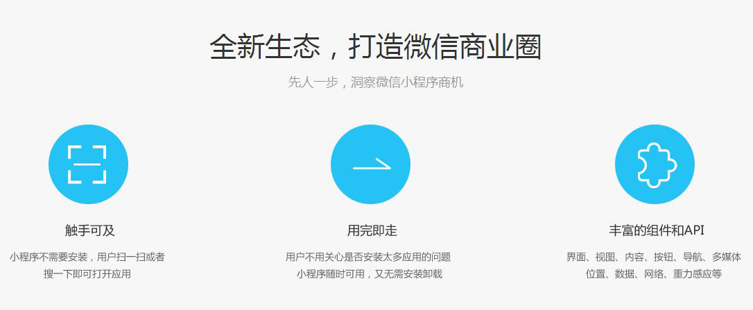 什么是小程序，小程序介紹